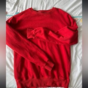 Tilly’s women’s red sweater/ crew neck